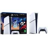 Console Sony PlayStation 5 Slim, Edição Digital, SSD 1TB,  + 2 Jogos Digitais Gran Turismo e o Astro Bot
