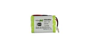 BATERIA PARA TELEFONE SEM FIO COM 3 AAA 3,6V 600MAH UNIVERSAL FX-60U FLEX