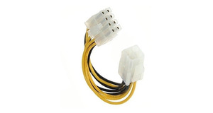 ADAPTADOR CONECTOR ENERGIA FORÇA 4 PINOS P/ 8 PINOS ATX CPU