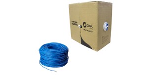 CABO DE ALARME/CFTV GIGA CAIXA 300 METROS 4 PARES 0,51MM 24 AWG AZUL SE320