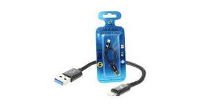 CABO DE DADOS USB 4A P/ IPHONE 5 C/ 20CM X-CELL - XC-CD-68