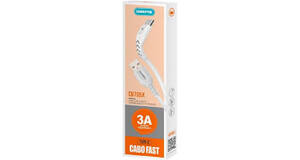 CABO DE DADOS USB REFORCADO P/ TYPE-C 2A C/ 1,0M KIMASTER - CB705