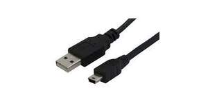 CABO USB 2.0 MACHO X USB MINI 5 PINOS MACHO (V3) C/ 1,80M HITTO - AM/M5P