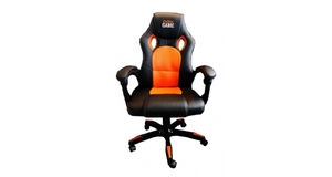 CADEIRA GAMER OEX GC100 - PRETO E LARANJA