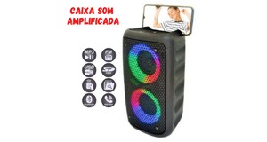 CAIXA DE SOM PORTATIL BLUETOOTH , RÁDIO KARAOKE SD KTS-1265