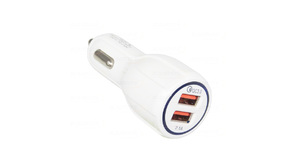 CARREGADOR VEICULAR TURBO AUTOMOTIVO 2USB 2.5A LE-512 LELONG