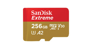 CARTÃO DE MEMÓRIA MICRO SD SANDISK EXTREME 256GB 190MBS