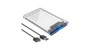 CASE PARA HD USB 3.0 TRANSPARENTE 2530T