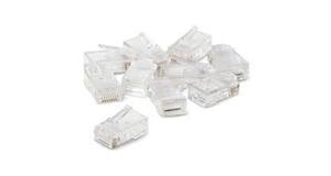 CONECTOR RJ45 P/ REDE 8P/8C (PCT C/ 100 PCS) DEX - RJ45M / LELONG - LE-14