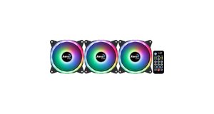 COOLER C/HUB AEROCOOL DUO 12 PRO, KIT.