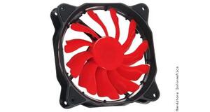 COOLER FAN 120MM X 120MM C/ 32 LEDS VERMELHOS DEX - DX-12H