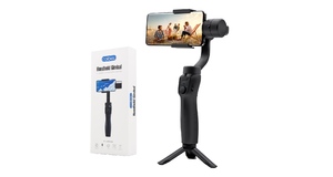 ESTABILIZADOR PROFISSIONAL LUXO GIMBAL F8 CELULAR UNIVERSAL 3 EIXOS