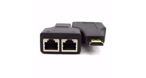 EXTENSOR HDMI 30M X RJ45 CAT5/CAT6 3D 1080P LEAVES / XTRAD - XT-30M-HDMI / LELONG - LE-5547 / EXBOM - 3034