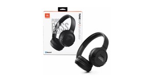 FONE DE OUVIDO SEM FIO JBL ON EAR 510BT, BLUETOOTH, PURE BASS, PRETO - JBLT510BTBLK