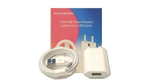 FONTE ADAPTADOR COM CABO LIGHTNING IPHONE H-MASTON 10W