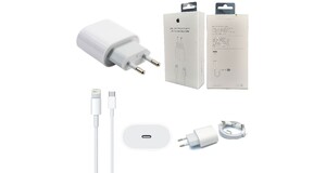 CARREGADOR PARA IPHONE 12 IPHONE FONTE 20W + CABO TIPO C 1 LINHA