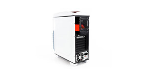 GABINETE GAMER COOLING BRANCO C/ COOLER VERMELHO HOOPSON - GB-001