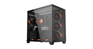 GABINETE GAMER FORCEFIELD MAX BLACK VULCAN - GFFMAXBV