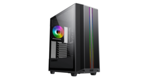 GABINETE GAMER MICRO ATX/ ATX/ ITX SEM FONTE 8808BK PRECISION PRETO GAMEMAX