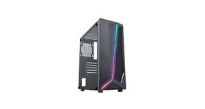 GABINETE GAMER MICRO ATX/ ATX/ ITX SEM FONTE HAWK CG-38TJ PRETO/RGB K-MEX