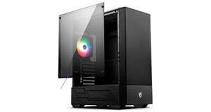 GABINETE GAMER MICRO ATX/ ATX/ ITX SEM FONTE MAG FORGE 111R PRETO MSI