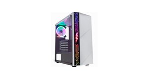 GABINETE GAMER MICRO ATX/ ATX SEM FONTE RAIDEN II CG-12A8 BRANCO/RGB K-MEX