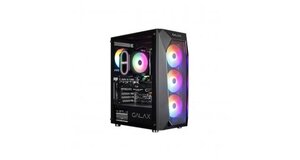 GABINETE GAMER MICRO ATX M-ATX ITX SEM FONTE COM FAN RGB REVOLUTION-05 PRETO GALAX - CGG5ANBA4B0