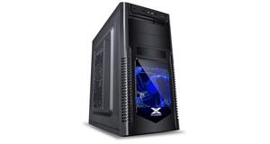 GABINETE GAMER VX GAMING ORION COM JANELA FRONTAL ACRÍLICA FAN FRONTAL LED AZUL