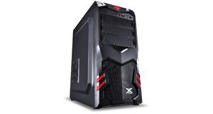 GABINETE VX GAMING AQUILA PRETO VERMELHO