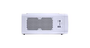 GABINETE MID-TOWER NOVA BRANCO COM 1 FAN LED 7 CORES LATERAL EM ACRÍLICO