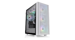 GABINETE TT H570 TG/SNOW/F.MESH/MID-TOWER/3ARGB 120MM CA-1T9-00M6WN-01