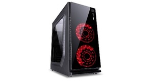 GABINETE VX ARIES 2 FANS LED AZ