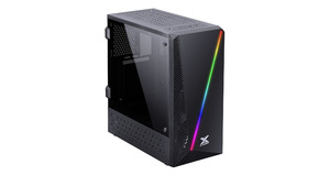 GABINETE VX GAMING PYXIS PRETO LED RGB