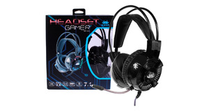 FONE DE OUVIDO HEADSET GAMER DEEP BASS USB+P2 KP-464