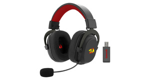 HEADSET GAMER REDRAGON ZEUS X RBG / SEM FIO / USB 7.1 SURROUND - PRETO (H510-WL)