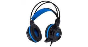 HEADSET GAMER TARANIS V2 PRETO E AZUL