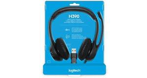 HEADSET LOGITECH H390 C/MICROFONE/CONTROLE DE VOLUME USB