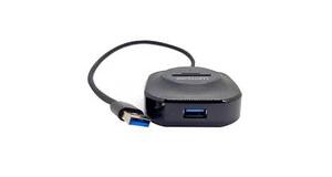 HUB USB 3.0 5 GBPS 5 EM 1 C/ 3 PORTAS USB 3.0 / LEITOR DE CARTAO SD E MICRO SD UH-R33 EXBOM - 3468