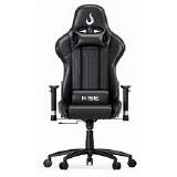 Cadeira Gamer Rise Mode X06, PU e PVC, Angulo Ajustavel, Apoio p/ Pes, Ate 130Kg, Preta e Vermelha - RM-CG-X06-BR