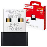 Adaptador USB Mercusys MA14N Nano WI-FI AX300 2.4Ghz