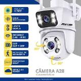 CÂMERA LENTES DUPLA PROVA DÁGUA IP WIFI EXTERNA JORTAN A28 JORTAN