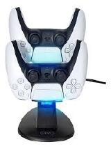 Carregador Dock Station Oivo Controle DualSense PS5 Preto 2 Portas