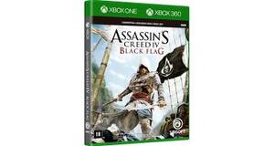 JOGO ASSASSINS CREED IV: BLACK FLAG - XBOX 360 E XBOX ONE