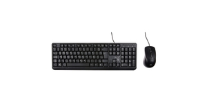 KIT ESSENTIAL TECLADO E MOUSE COM FIO USB2.0 PRETO