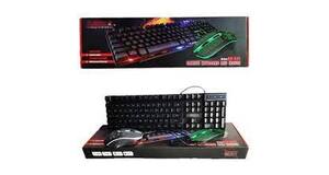 KIT GAMER TECLADO MOUSE LED KM-680 KEYBOAR