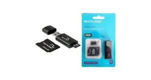 KIT MICRO SD 8GB+ADAP+LEITOR USB MC058