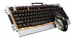 KIT TECLADO E MOUSE GAMING KEYBOARD JP-133 - VERDE