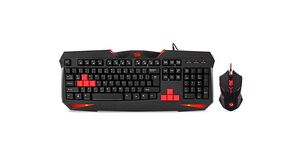 KIT TECLADO E MOUSE REDRAGON VAJRA E CENTROPHORUS 3200DPI, S101-2