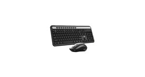 KIT TECLADO E MOUSE SEM FIO CS500 PRETO HP