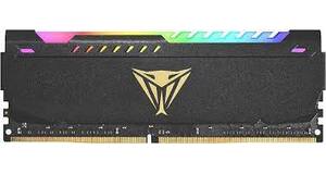 MEMÓRIA RAM PATRIOT VIPER STEEL 8GB / DDR4 / 3200MHZ / RGB